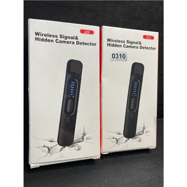 2 Wireless Signal & Hidden Camera Detectors; Anti-Spy/GPS Tracker/Hidden Device Detectors - New