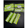 Image 1 : 2 6-Packs of High Visibility Work/Jogging/Cycling Armband/Leg Straps - New