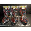 Image 1 : Lot of 6 LED Light-Up Purge Scary Halloween/Cosplay Face Masks - Brand New