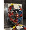 Image 2 : Lot of 6 LED Light-Up Purge Scary Halloween/Cosplay Face Masks - Brand New