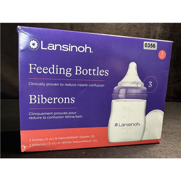 1 3-Pack of Lansinoh Baby Feeding Bottles -5oz - New