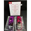Image 1 : 1 Set of L+R Joycon Controllers for Nintendo Switch (Halloween Purple/Pink Aftermarket Design) New
