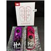 Image 1 : 1 Set of L+R Joycon Controllers for Nintendo Switch (Halloween Purple/Pink Aftermarket Design) New