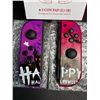 Image 2 : 1 Set of L+R Joycon Controllers for Nintendo Switch (Halloween Purple/Pink Aftermarket Design) New