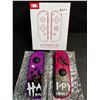 Image 1 : 1 Set of L+R Joycon Controllers for Nintendo Switch (Halloween Purple/Pink Aftermarket Design) New