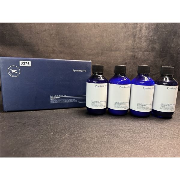 Pyunkang 4-Piece Hair and Body Travel Kit - Shampoo/Conditioner/BodyWash/Lotion - 100ml each - New