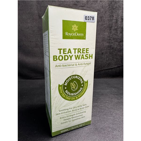 1 Bottle (500ml) of Tea Tree Anti Bacterial and Anti Fungal Body Wash - New