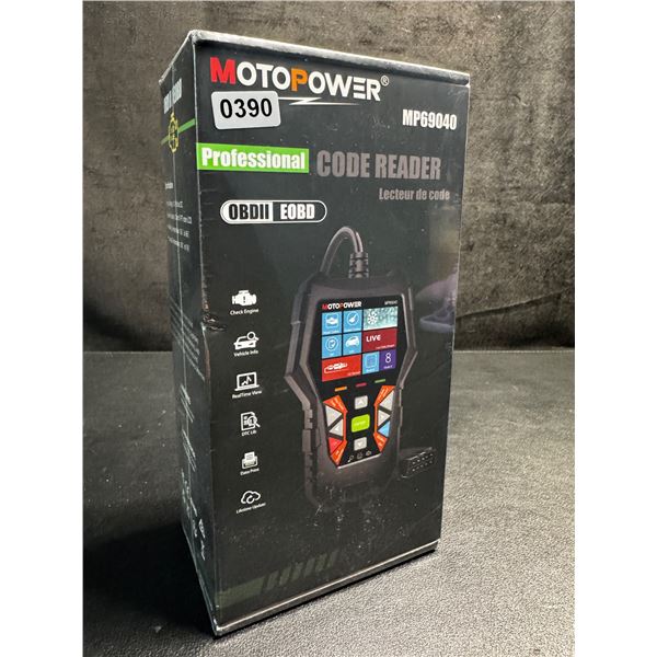 1 MotoPower MP69040 Car OBD2 Code Reader/Vehicle Scanner Diagnostic Tool - New Sealed!