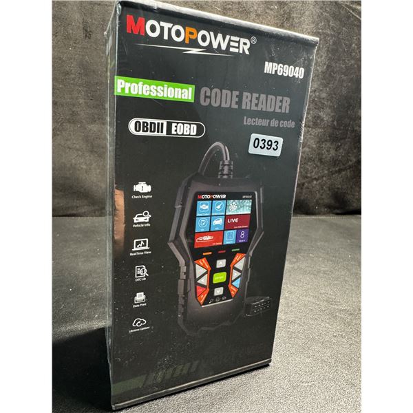 1 MotoPower MP69040 Car OBD2 Code Reader/Vehicle Scanner Diagnostic Tool - New Sealed!