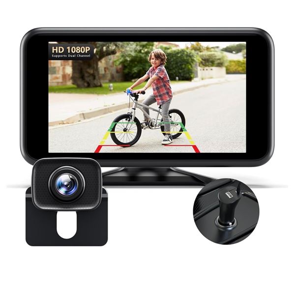 1 FoxPack W11 Wireless Backup Camera w/ HD 1080P 4.8" Monitor - Easy Install - NEW SEALED!