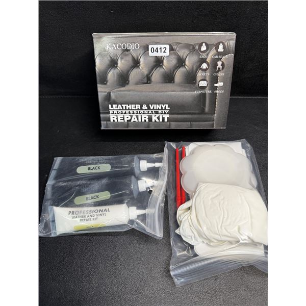 1 Kacodio Professional Leather and Vinyl Repair Kit - New
