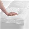 Image 2 : 1 Queen-Size Mattress Topper/Extra-Thick Mattress Pad; Cotton Top Cooling/Soft Breathable - NEW