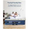 Image 3 : 1 ActiveEra Premium Queen Size Air Bed (80" x 60" x 13") Raised Air Bed w/ Built-In Pump - New!