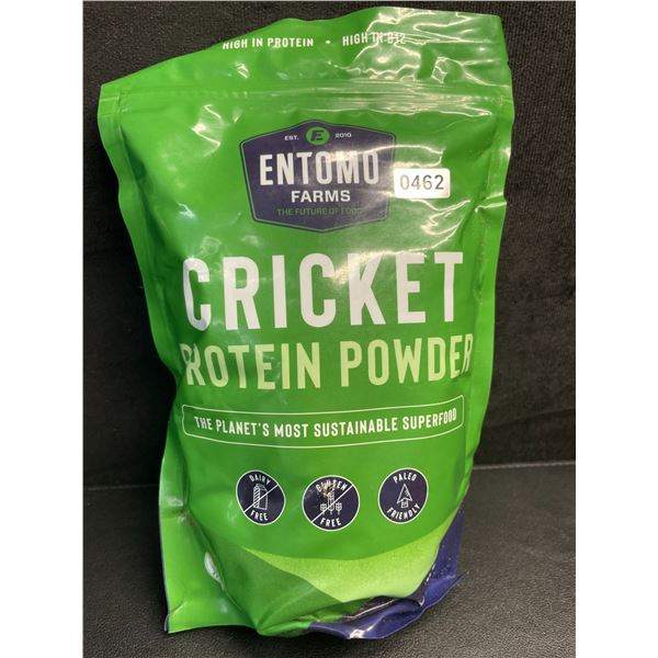 Entomo Farms Cricket Protein Powder - 454g Bag - High in Protein/High in B12 - New