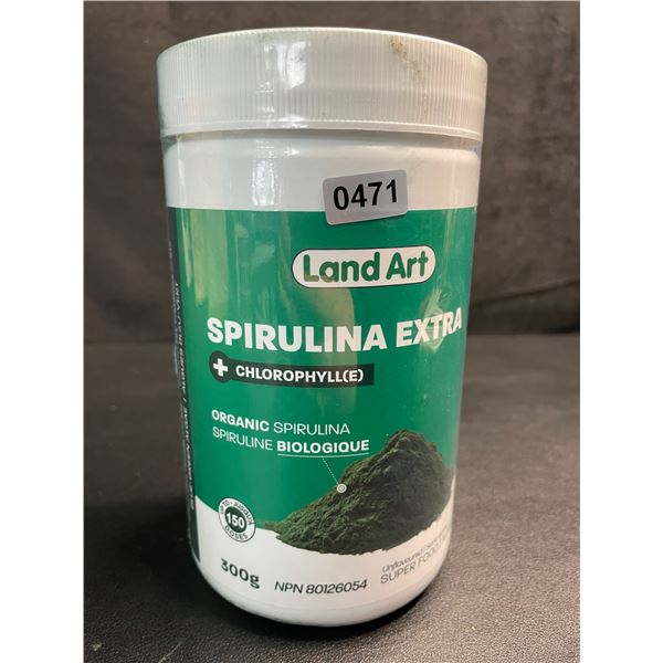 LandArt Organic Spirulina Extra - Unflavoured Super Food Powder (300g) - New (Exp: JA 2027)