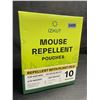 Image 1 : Izkut Mouse Repellent Pouches - 10 Pouches - Plant-Based Matrix/Repellent with Plant Oils - New