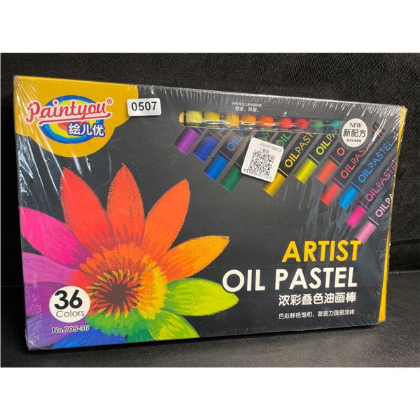 36-Colour Artist Oil Pastel Set - New Sealed