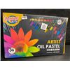 Image 1 : 36-Colour Artist Oil Pastel Set - New Sealed