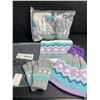 Image 2 : 2 Winter Hat/Scarf/Gloves Sets for Girls (Ages 3-8yrs) - New