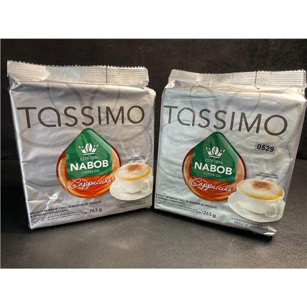 2 Packs of Tassimo Nabob Cappuccino Coffee Single Serve T-Discs (263g Each) - New