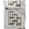 Image 8 : Bamworld 3-Tier Plant Stand/Wooden Plant Shelf for Potted Plants - New in Box (Assembly Req'd)