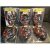 Image 3 : Lot of 6 LED Light-Up Purge Scary Halloween/Cosplay Face Masks - Brand New