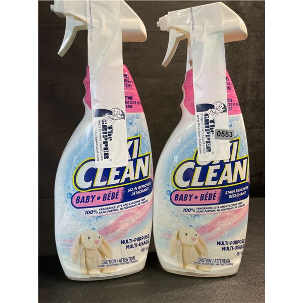 2 OxiClean Baby Multi-Purpose Baby Stain Remover Sprays (651ml Each) - New