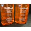 Image 2 : 2 Method Dish Soaps (532ml Each) Clementine Scent - New
