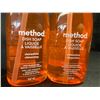 Image 2 : 2 Method Dish Soaps (532ml Each) Clementine Scent - New