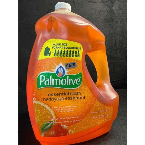 1 Large Jug of Palmolive Essential Clean Dish Soap (4.27L) Orange Tangerine Scent - New