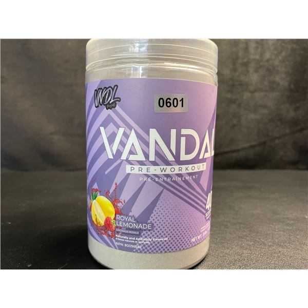 Vandal Pre-Workout Powder - Royal Lemonade (358g) - New (BB: 03/2025)