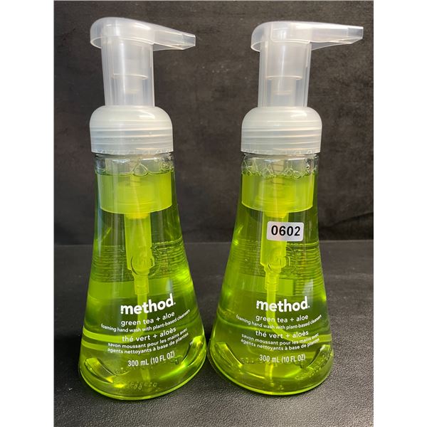 2 Method Green Tea + Aloe Foaming Hand Wash (300ml Each) - New