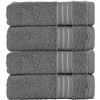 Image 1 : Lot of 8PC Premium Soft Turkish Cotton Hand Towels (2 x 4-Per Pack); Large 16" x 28" Size - New!