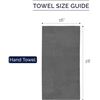 Image 4 : Lot of 8PC Premium Soft Turkish Cotton Hand Towels (2 x 4-Per Pack); Large 16" x 28" Size - New!