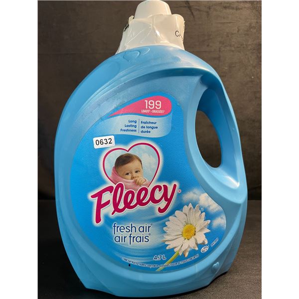 Fleecy Fresh Air Concentrated Liquid Fabric Softener (4.7L Large Jug) - 199 Loads - New