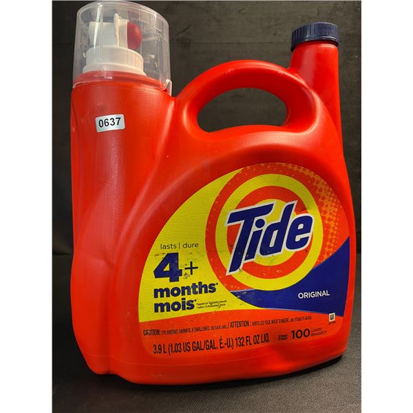 Tide Original Liquid Laundry Detergent - Large 3.9L Jug (100 Loads) - New
