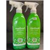 Image 1 : 2 Method AntiBacterial Disinfecting All-Purpose Cleaners - Bamboo Scent - 828ml - New