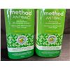 Image 2 : 2 Method AntiBacterial Disinfecting All-Purpose Cleaners - Bamboo Scent - 828ml - New