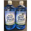 Image 1 : 2 Mary Ellen's Best Press - Linen Fresh (33.8 fl oz Each) For Ironing out Wrinkles - New