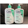 Image 1 : 2 CeraVe Foaming Facial Cleansers (473ml) for Normal to Oily Skin - New