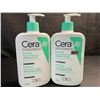 Image 1 : 2 CeraVe Foaming Facial Cleansers (473ml) for Normal to Oily Skin - New