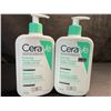 Image 1 : 2 CeraVe Foaming Facial Cleansers (473ml) for Normal to Oily Skin - New