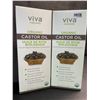 Image 1 : 2 Boxes of Viva Naturals Organic Castor Oil (473ml) Pure & Fragrance Free - New