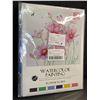 Image 6 : 1 DIY Watercolour Painting Set - Blooming Flowers/Flower Words - For Adults/Beginners - New