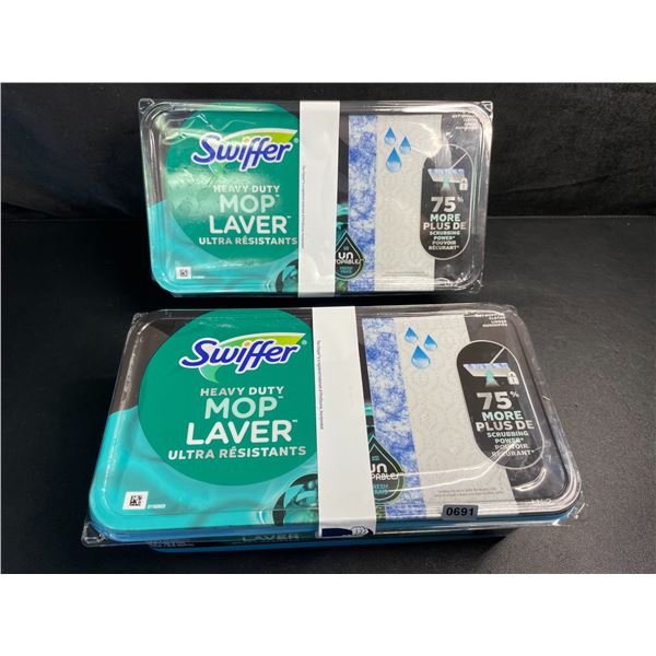 2 Packs of Swiffer Heavy Duty Mop Wet Cloths (20 Each) with Unstoppables Fresh Scent - New