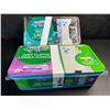 Image 1 : 2 Packs of Swiffer Wet Cloths - 24-Pack Lavender Febreze Scent + 20 Pack of Unstoppables Fresh Scent