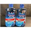 Image 1 : 2 Finish Powerball Jet-Dry Dishwasher Rinse/Drying Aids (250ml Each) - New