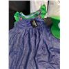 Image 3 : 3 Girls Luigi Costumes - Dress & Hat Included in Each - Brand New