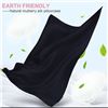 Image 8 : 2 Packs of Lyshin Mulberry Silk Pillowcases (2 Per Pack) Navy Blue (20" x 26") - Brand New