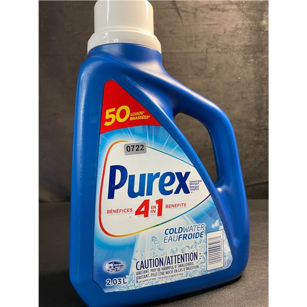 1 Jug of Purex 4-in-1 Coldwater Liquid Laundry Detergent - 2.03L/50 Loads - New